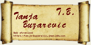 Tanja Buzarević vizit kartica